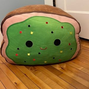 Stackable avocado toast squishmallow